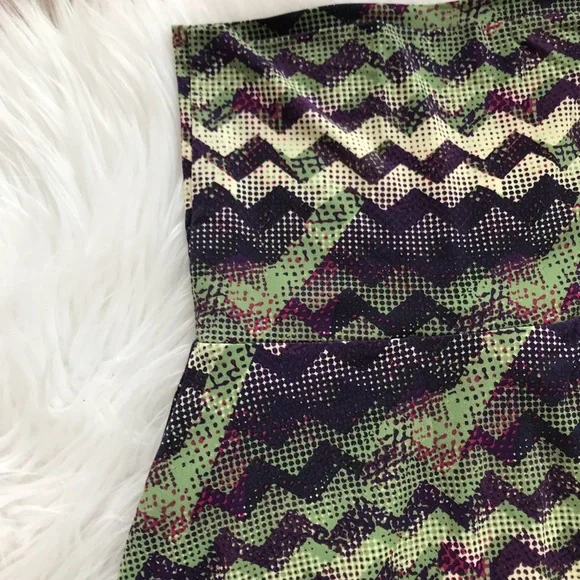 • LulaRoe • Maxi Skirt Chevron Print XXS New - Picture 3 of 4